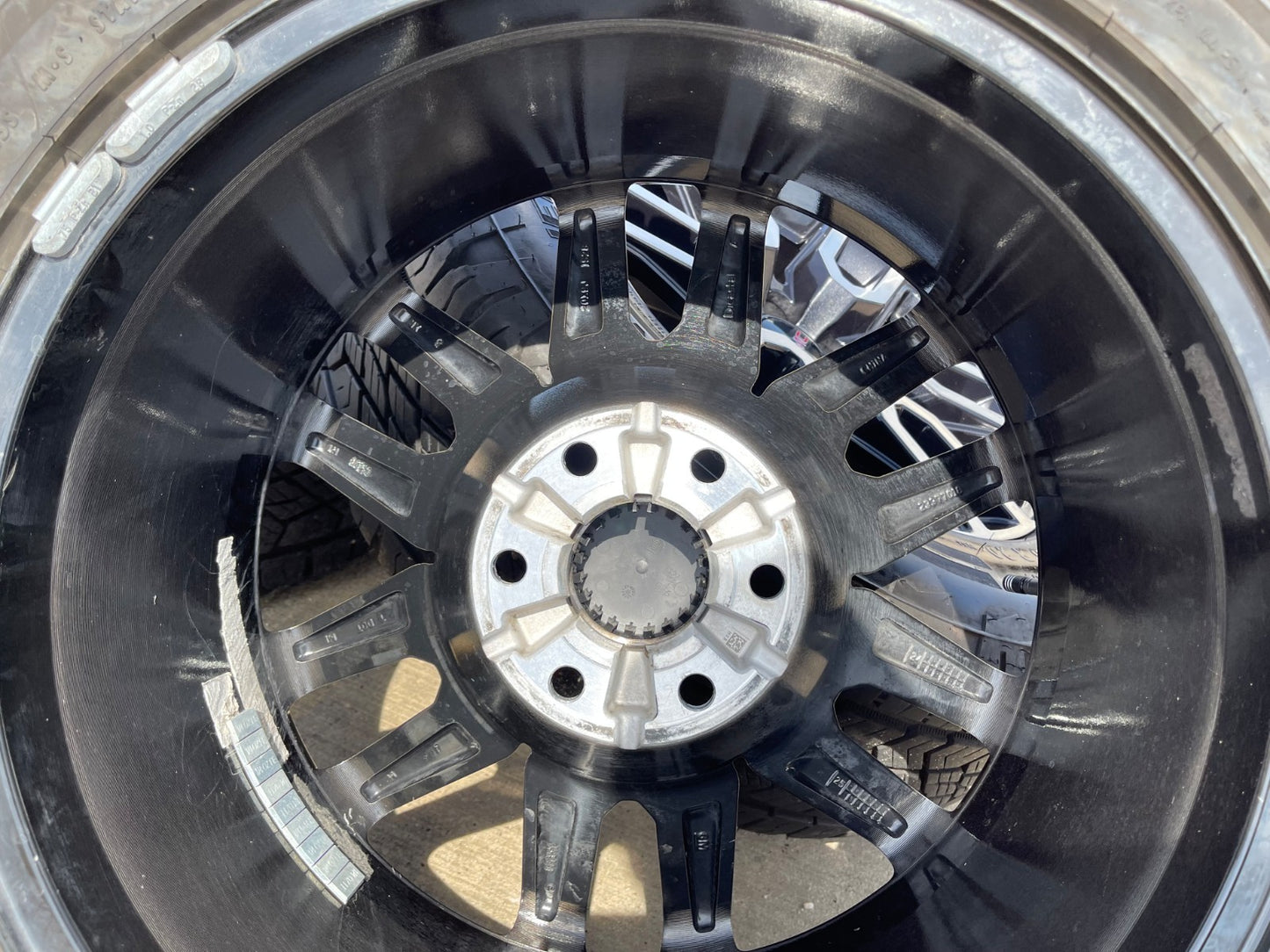 20" GMC Sierra Yukon AT4X Silverado OEM 5914 wheels rims SET CONTINENTAL A/T