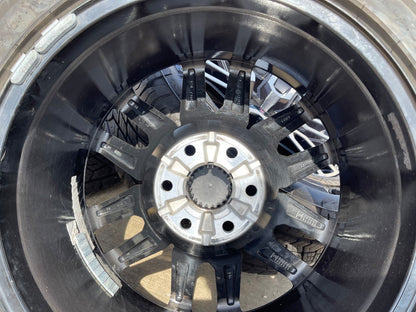 20" GMC Sierra Yukon AT4X Silverado OEM 5914 wheels rims SET CONTINENTAL A/T