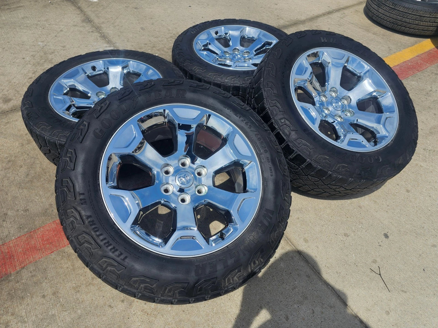 20" Dodge Ram 1500 OEM Laramie CHROME 2680 wheels rims 2022 2023 2024 2025 2026