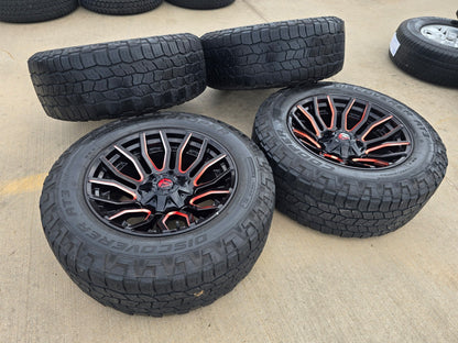 20" FUEL Rage D712 GMC Sierra AT4X Chevy 2500 3500 wheels rims FITS 2011-2027