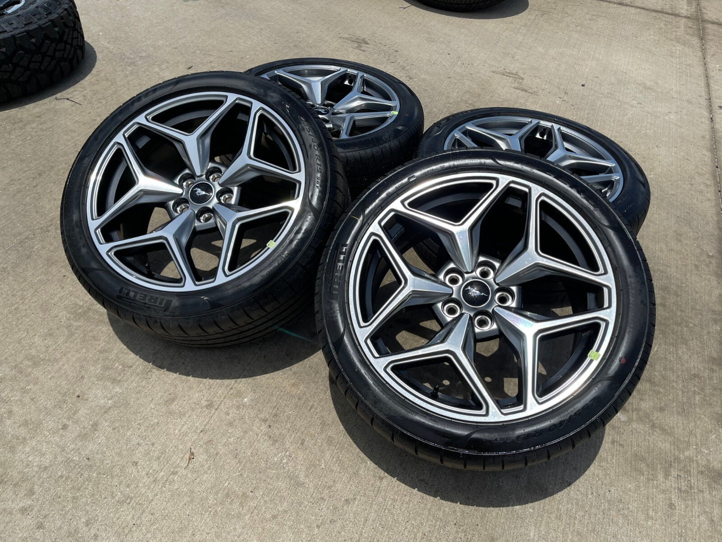 19" Ford Mustang GT Performance Track Pack OEM wheels rims 2024 2025 2026 NEW