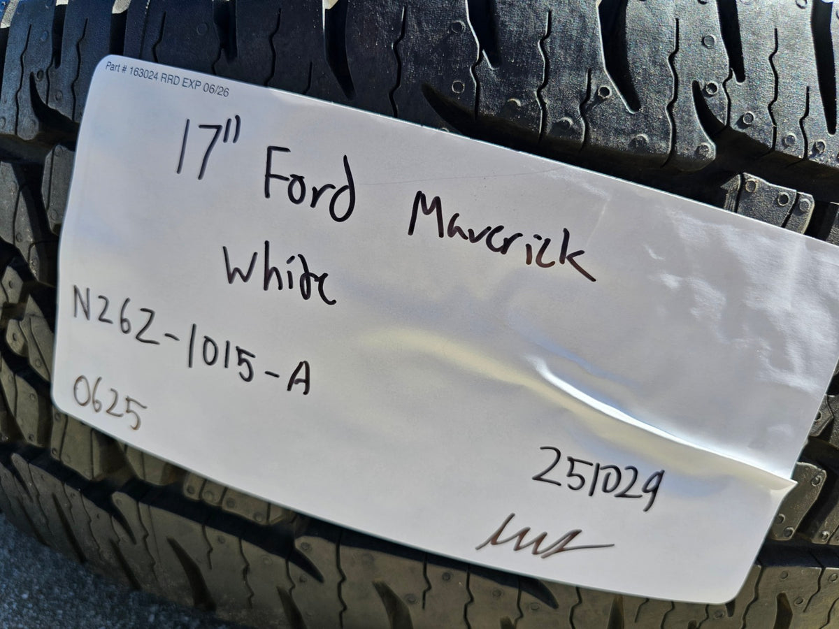 17" Ford Maverick Bronco Sport WHITE rims wheels 10415 OEM SET NEW BFG A/T