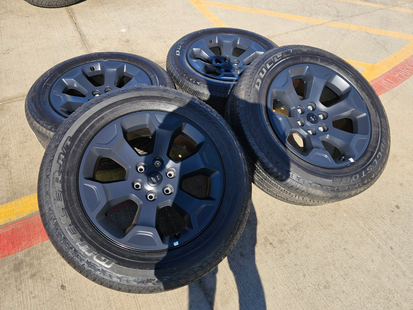 20" Dodge Ram 1500 OEM Laramie Black 2680 wheels rims 2022 2023 2024 2025 2026