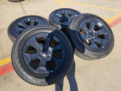 20" Dodge Ram 1500 OEM Laramie Black 2680 wheels rims 2022 2023 2024 2025 2026