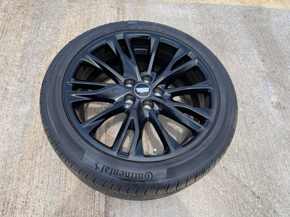 20" Cadillac XT4 OEM 4890 wheel rim black tire 2023 2024 2025 2026 2027 NEW