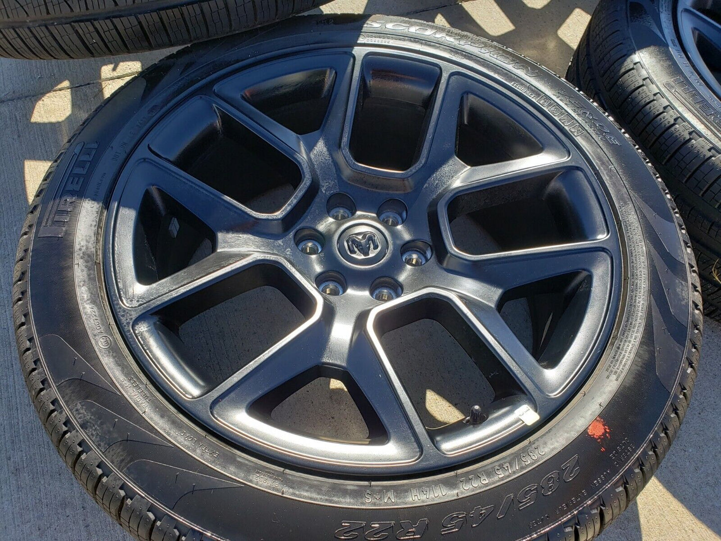 22" Dodge Ram 1500 OEM LIMITED Laramie 2684 2725 wheels rims 2023 2024 2025 NEW
