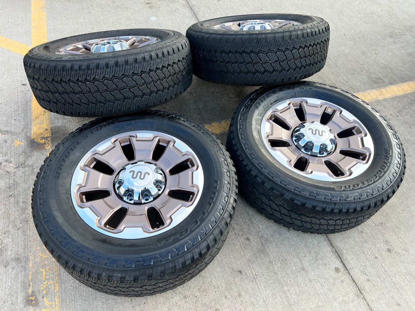 20" Ford F-250 F-350 OEM 10487 LIMITED KING RANCH tan wheels rims 2024 2025 2026