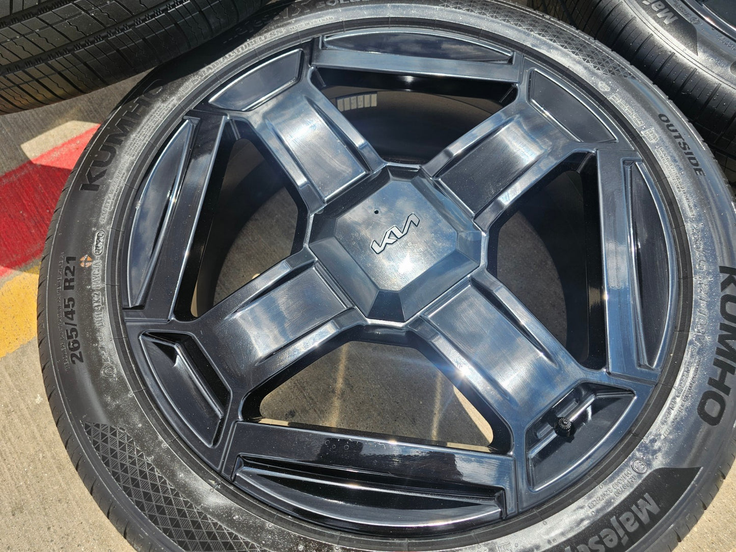21" Kia Telluride Prestige OEM wheels rims Sorento Sedona SET 2025 2026 2027 NEW