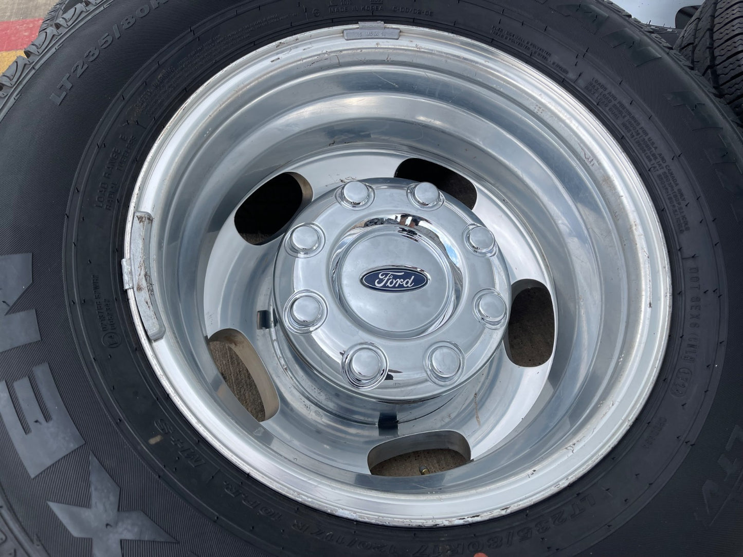 17" Ford F-350 Dually OEM 3618 3619 rims wheels SET tires NEXEN