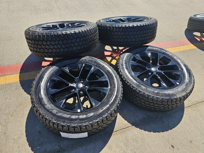 20" Jeep Wrangler OEM Black wheels rims 96902 9262 Gladiator tires