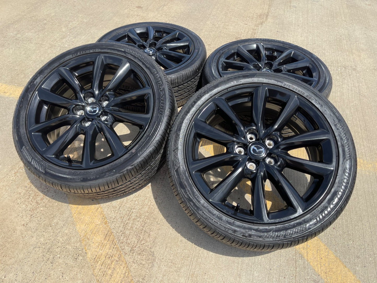 18" Mazda 3 2 5 OEM rims wheels 64971 CX-3 SET 2024 2025 2026 2027 SET