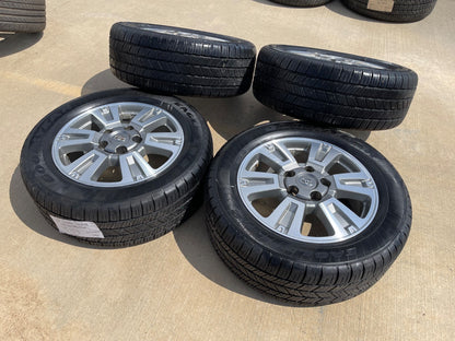 20" Toyota Tundra PLATINUM OEM 75159 SET wheels rims 5x150 tires GOODYEAR