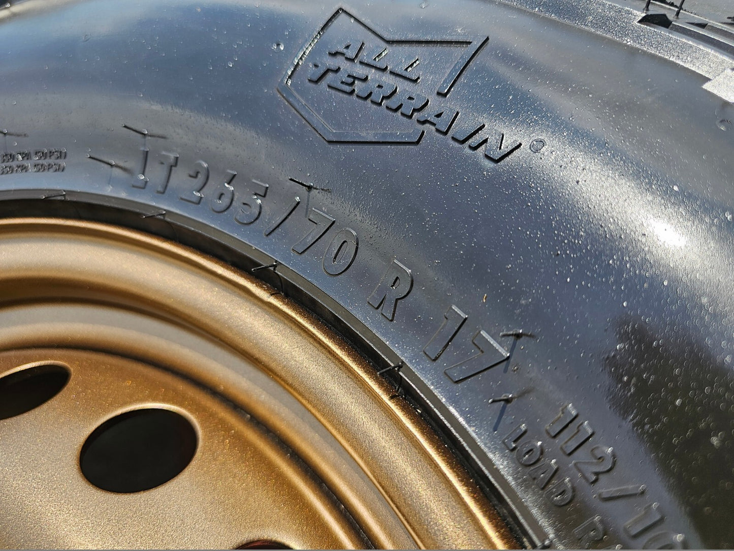 (5) 17" INEOS Grenadier OEM BRONZE wheels rims tires 2023 2024 2025 2026 NEW