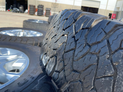 18" Chevy Silverado 2500 3500 OEM 5959 wheels rims tires SET BFG KO3 A/T