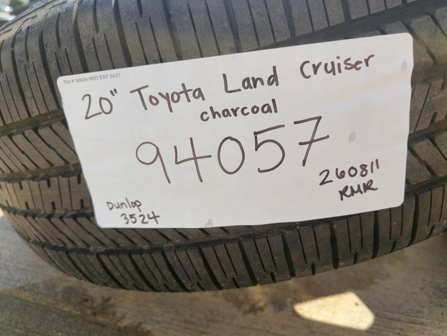 20" Toyota Land Cruiser OEM wheels rims 94057 Tundra Sequoia SET 2025 2026 NEW