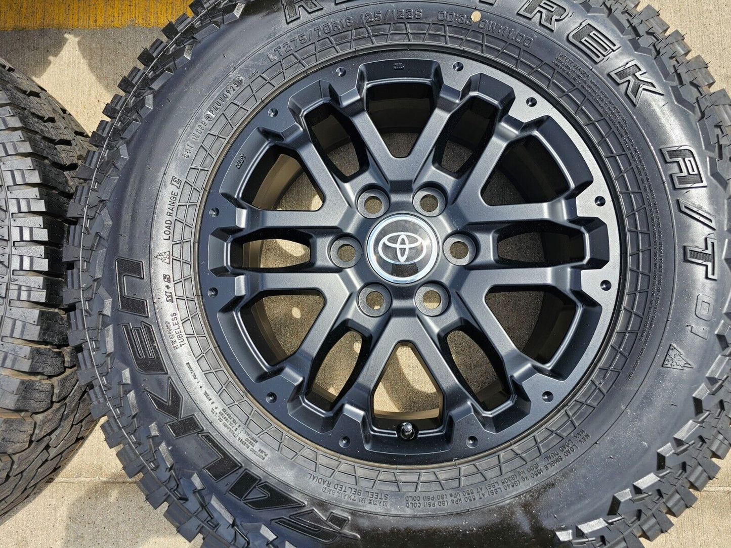 18" Toyota Tundra TRD OEM black wheels rims 75273 tires Sequoia 2024 2025 NEW