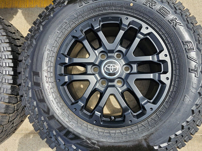 18" Toyota Tundra TRD OEM black wheels rims 75273 tires Sequoia 2024 2025 NEW