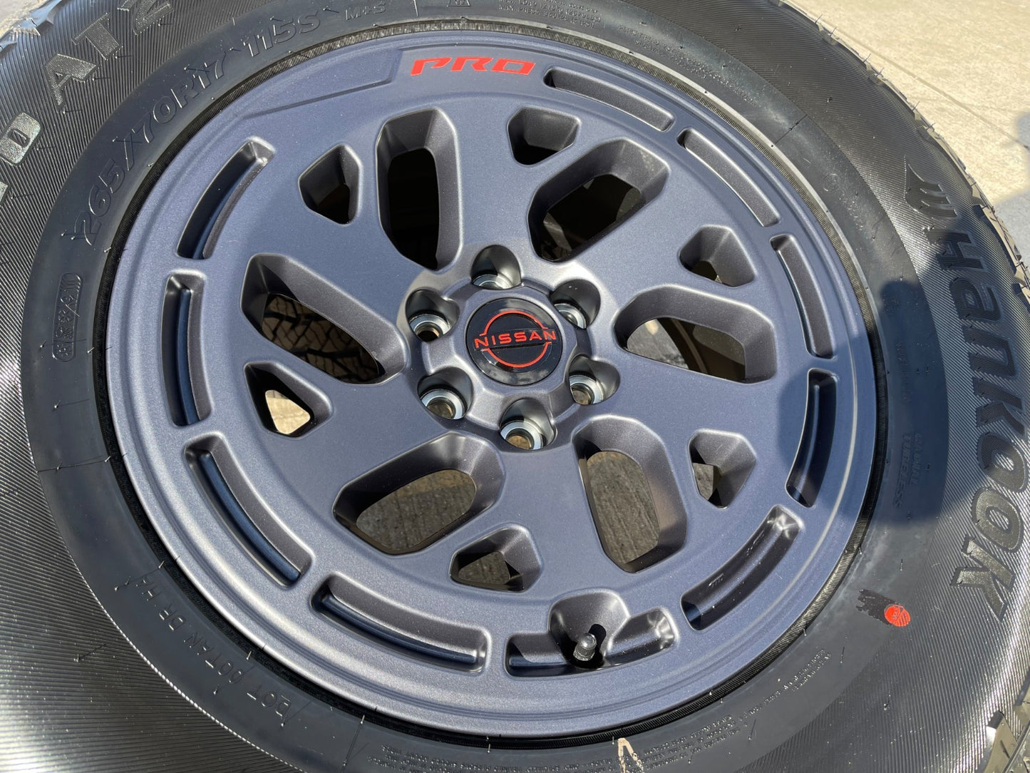 17" Nissan Frontier X-PRO OEM Desert Runner wheel rim tire 2024 2025 2026 NEW