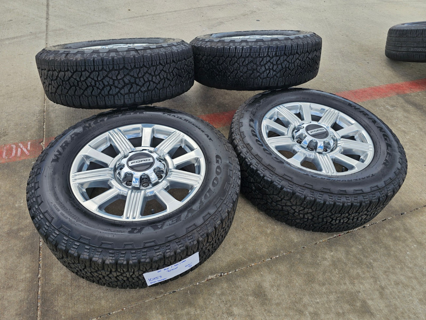 20" Ford F-250 F-350 Platinum OEM 10153 rims wheels 2020 2022 2025 2026 2027