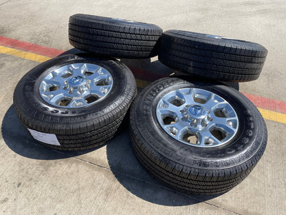 18" Ram 2500 3500 Laramie Power Wagon OEM wheels rims 2693 tires FIRESTONE H/T2