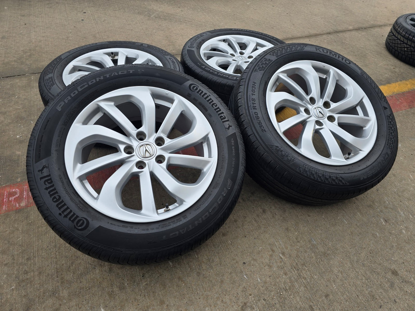 18" Acura RDX ILX Honda Accord CR-V OEM wheels rims 71836 tires