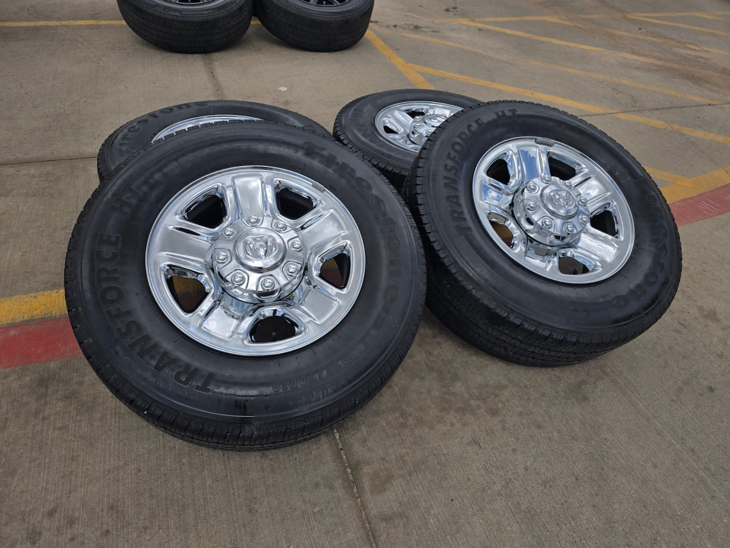 18" Dodge Ram 2500 3500 STEEL chrome OEM 2473 wheels rims 2023 2024 2025 2026