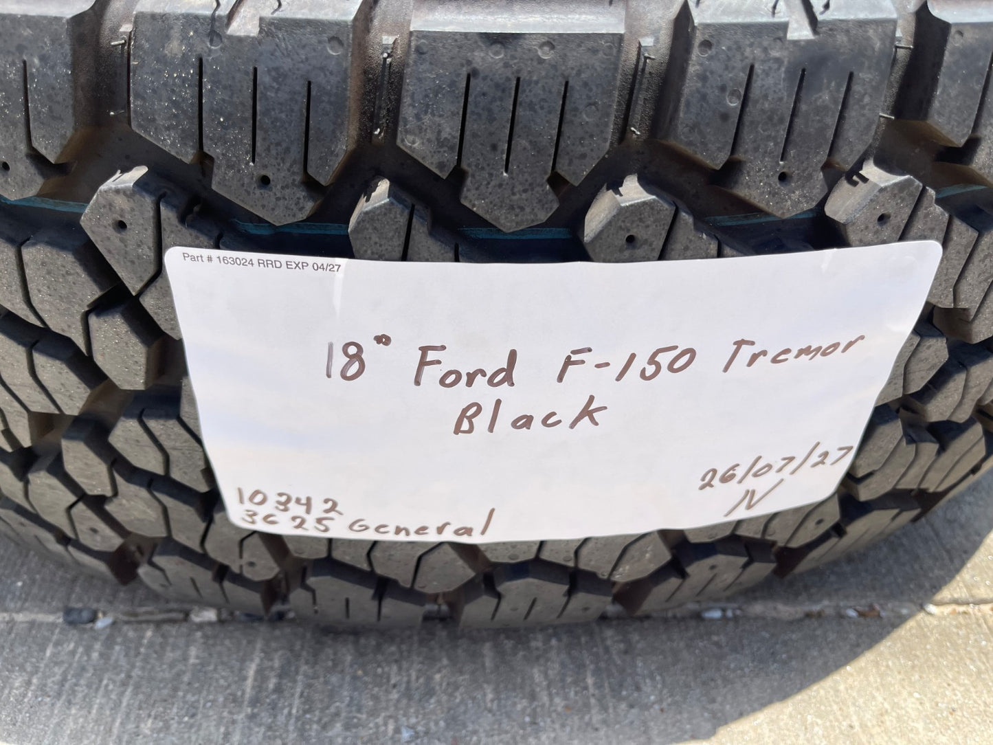18" Ford F-150 TREMOR OEM rims wheels 10342 95351 SET Expedition GENERAL NEW