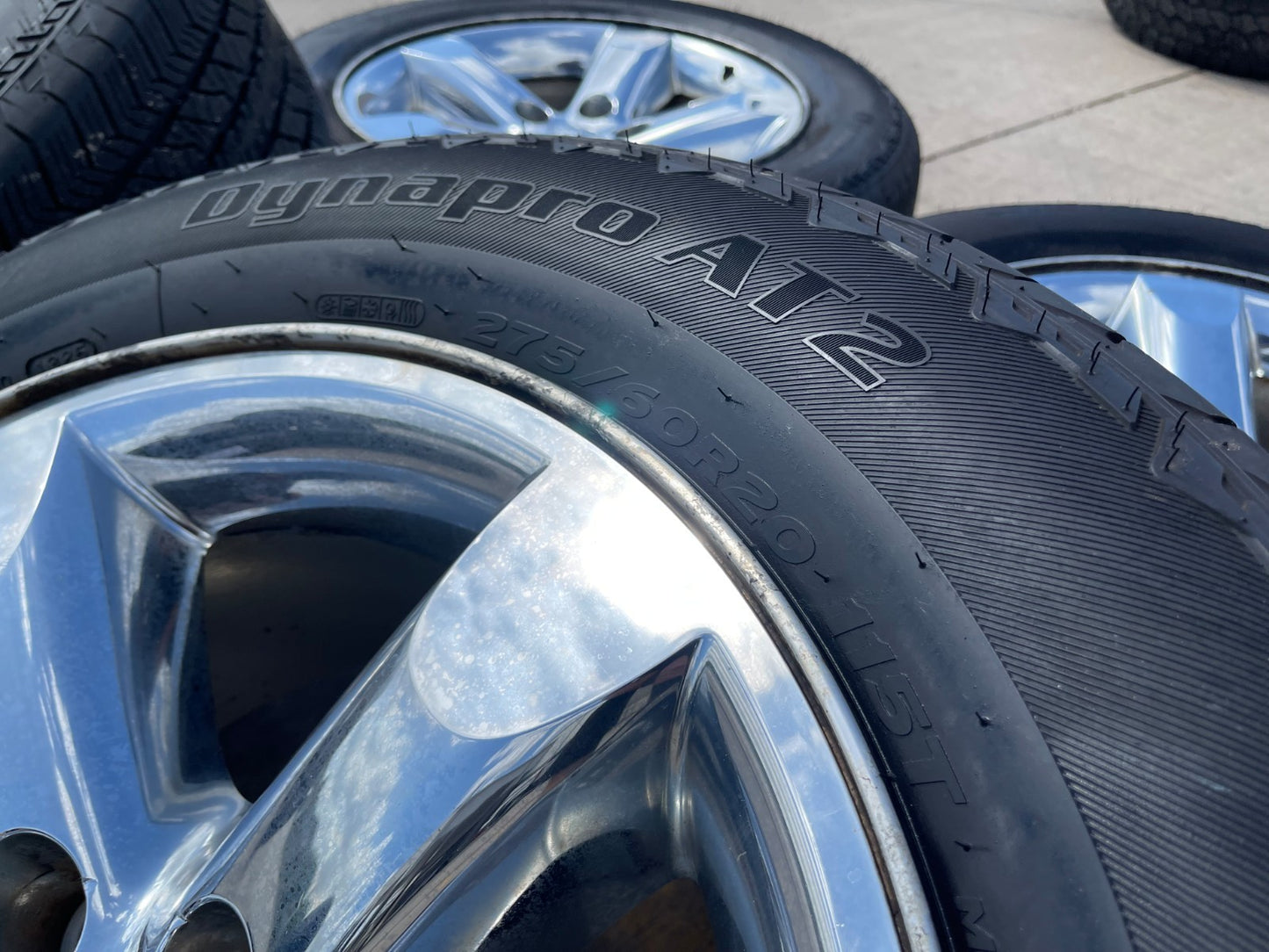 20" Dodge Ram 1500 OEM wheels rims 2267 CHROME 5x139 tires HANKOOK