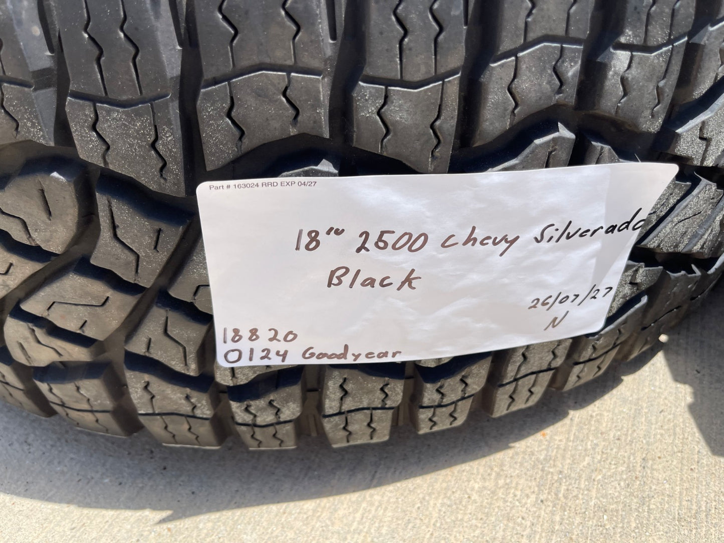 18" Chevy Silverado ZR2 Trail Boss 2500 OEM wheels rims #14122 2011-2027 SET