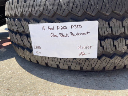 18" Ford F-250 F-350 TREMOR FX-4 OEM black wheels 10298 tires DUELER A/T NEW