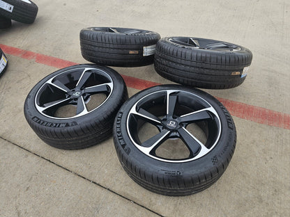 20x8.5 QUBO wheels rims Q3 Q5 A7 A8 NEW MICHELIN