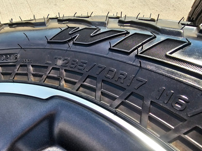 17" Jeep Wrangler Gladiator RUBICON OEM 9236 wheels rims 33" FALKEN A/T3 NEW