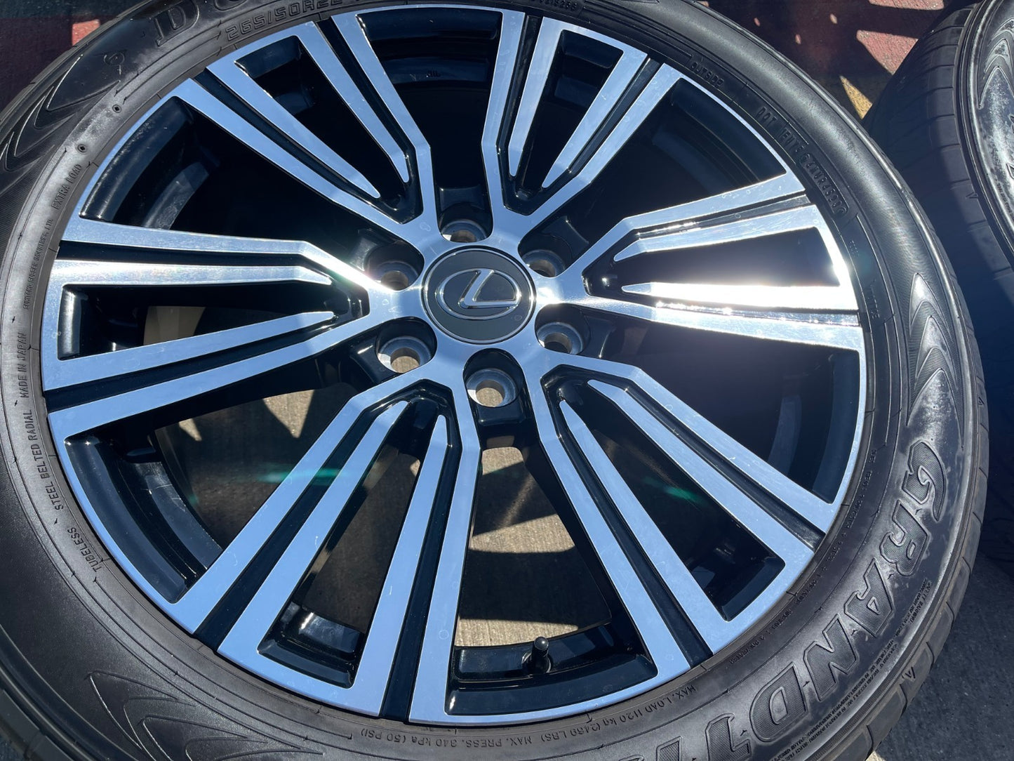 22" Lexus LX600 OEM wheels rims 74402 Toyota Tundra Sequoia 2023 2024 2025 2026