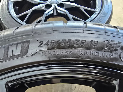 19" + 20" Chevy Corvette Z06 C8 OEM wheels rims 8057 8058 FORGED