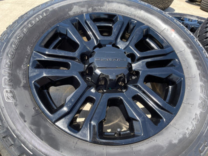 20" GMC Sierra Chevy 2500 OEM 5957 BLACK DIAMOND wheels rims 2024 2025 2026 NEW