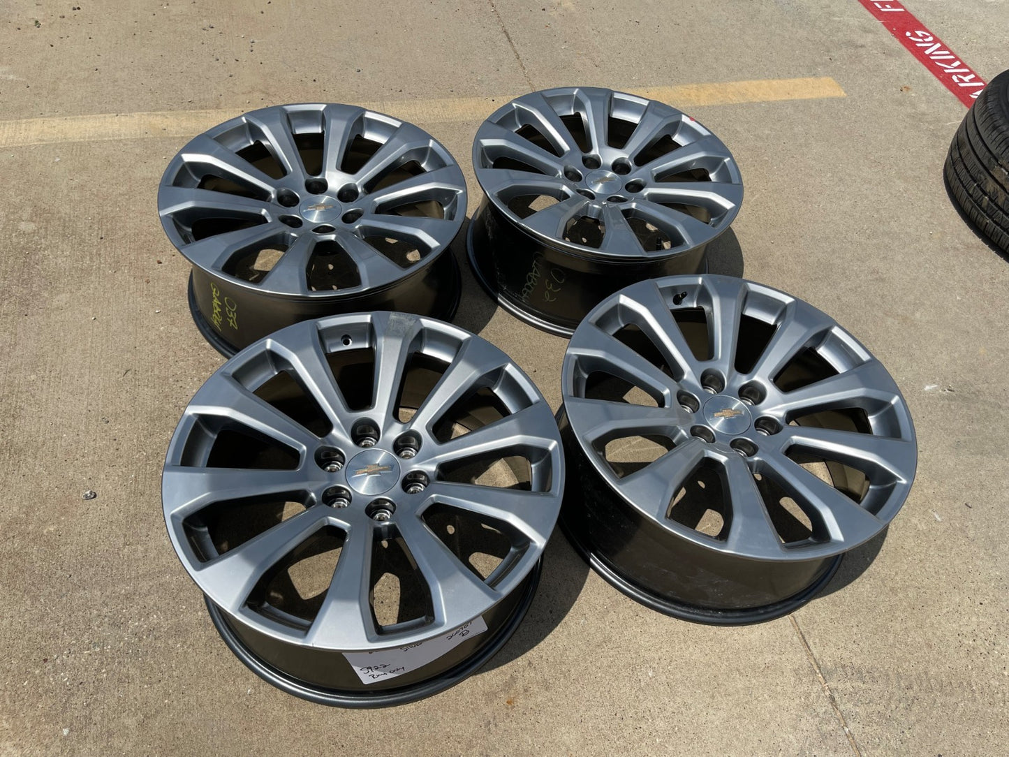 22" Chevy Silverado High Country OEM 5922 wheels rims Tahoe SET 2025 2026 2027