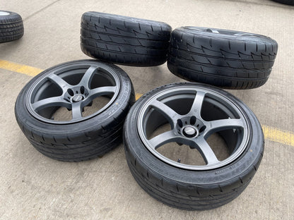 18" Prodrive GC05F wheels rims Mustang Accord Camry 5x114.3 5x4.5 Firehawk tires