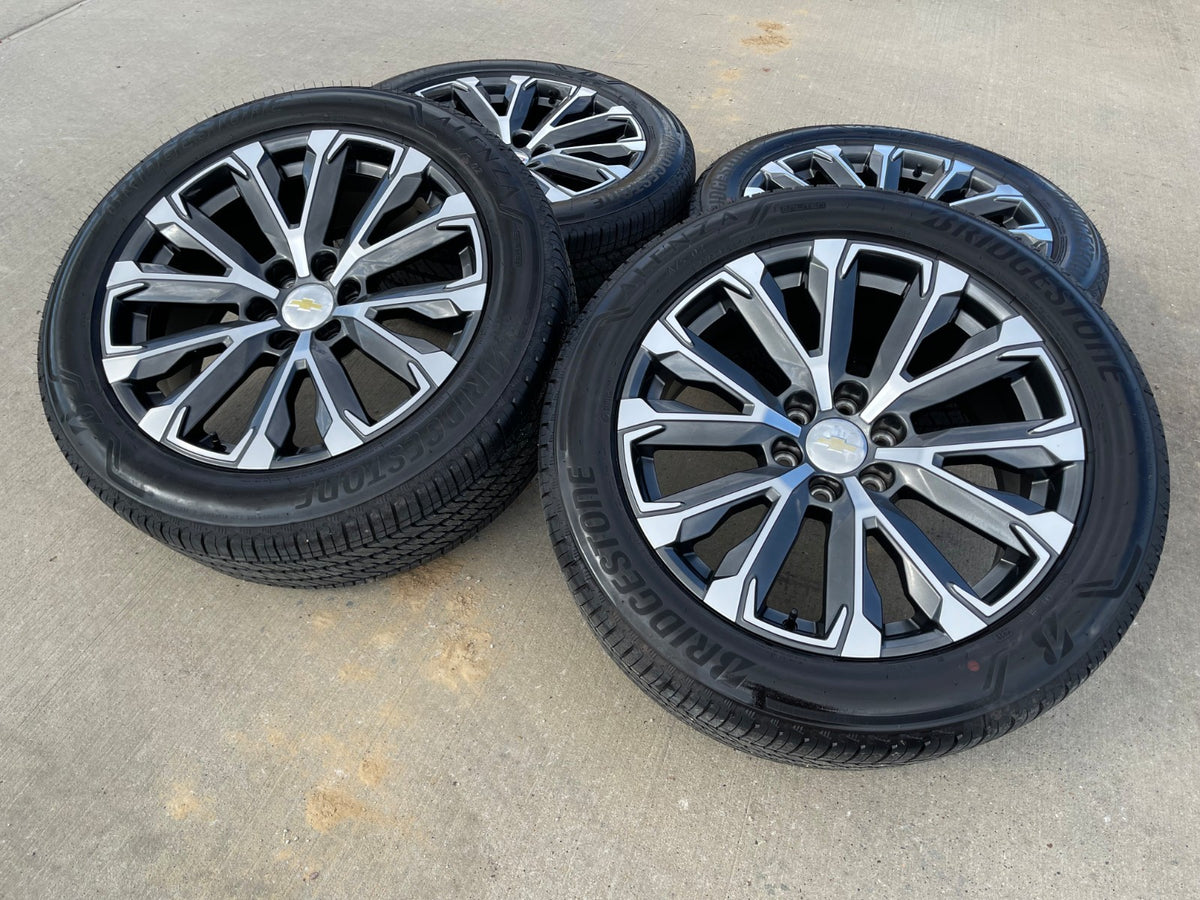 22" Chevy Tahoe Silverado Suburban OEM 14190 wheels rims SET 2025 2026 2027 NEW