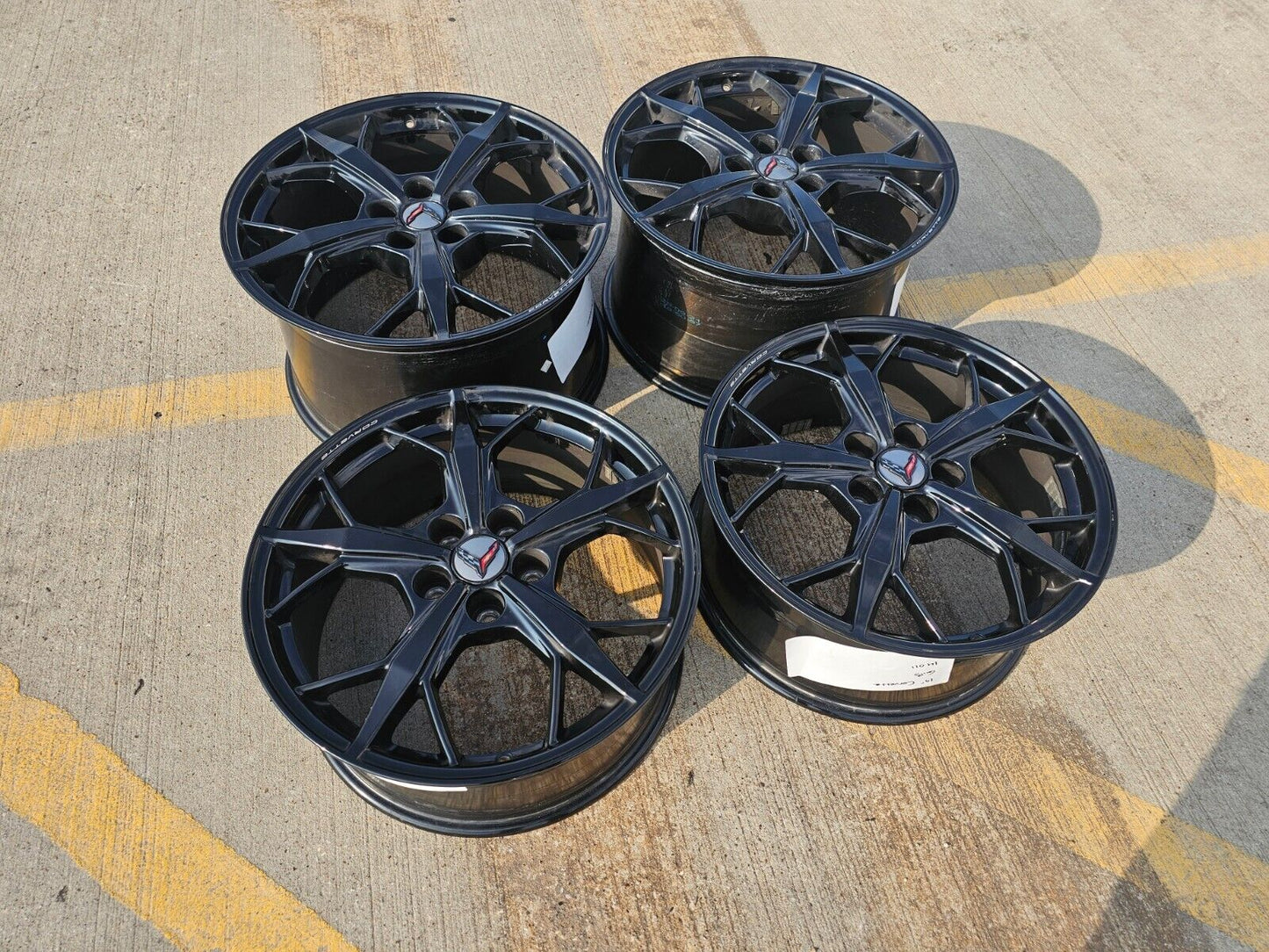 19" + 20" Chevy Corvette C8 OEM rims 14011 14012 2022 2023 2024 2025 2026