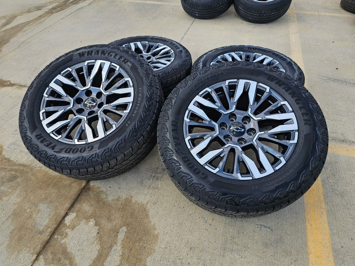 20" Chevy Silverado Suburban Tahoe Z71 OEM wheels rims SET 2025 2026 2027 NEW