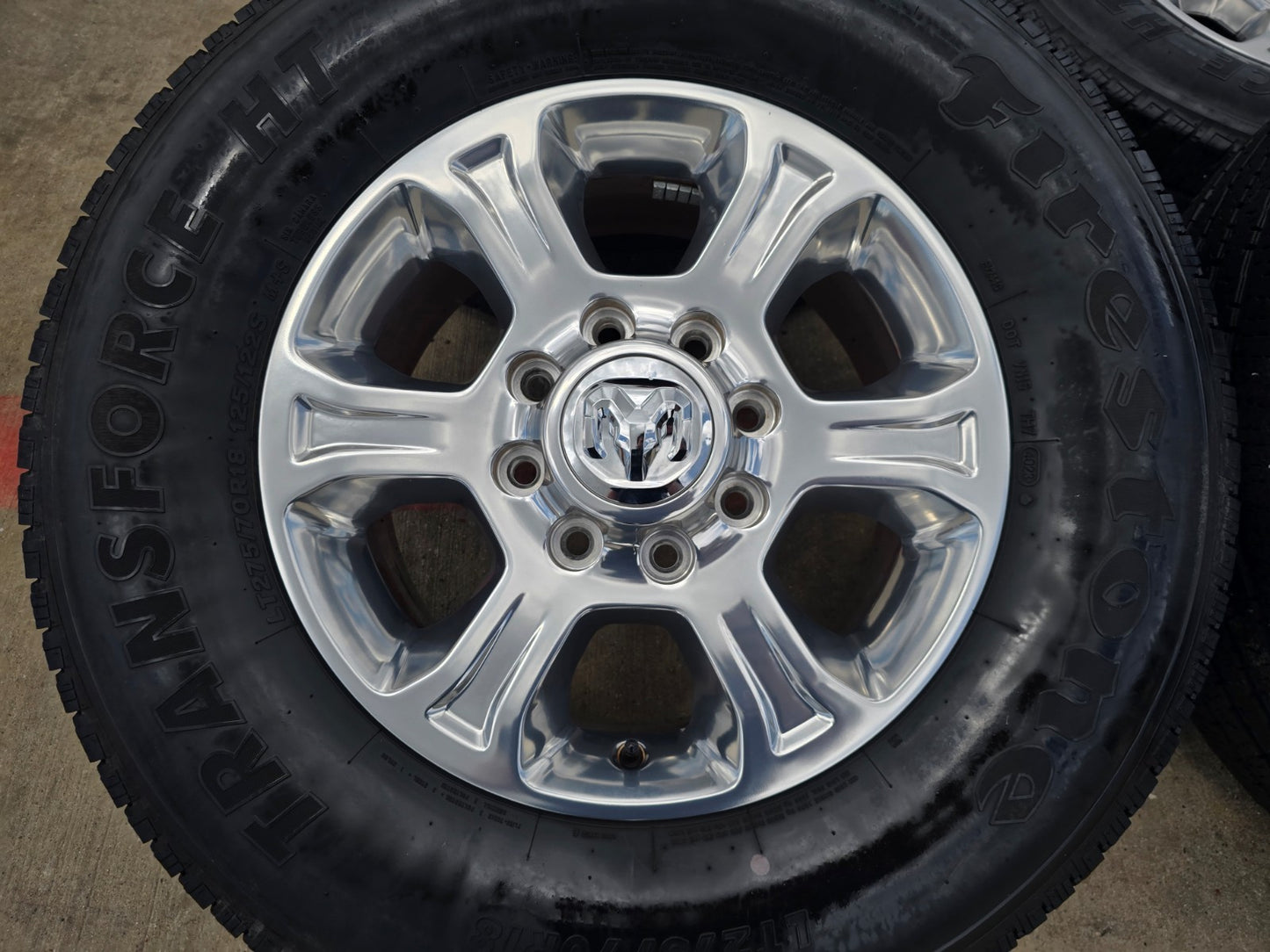 18" Ram 2500 3500 Laramie Power Wagon OEM wheels rims 2692 FIRESTONE H/T