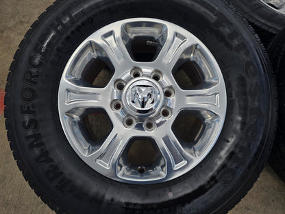 18" Ram 2500 3500 Laramie Power Wagon OEM wheels rims 2692 FIRESTONE H/T
