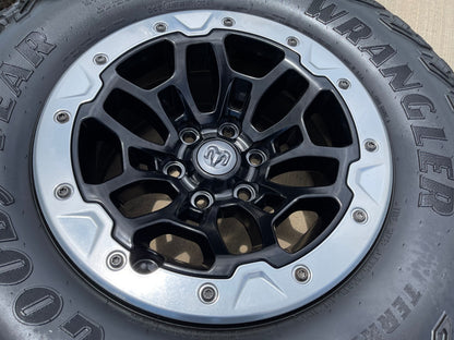 (5) 18" Dodge Ram 1500 TRX Beadlock OEM 2735 RHO wheels rims SET 2024 2025 2026