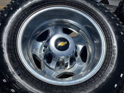17" Chevy Silverado GMC Sierra 3500 Dually rims wheels OEM 5519 5520 8094