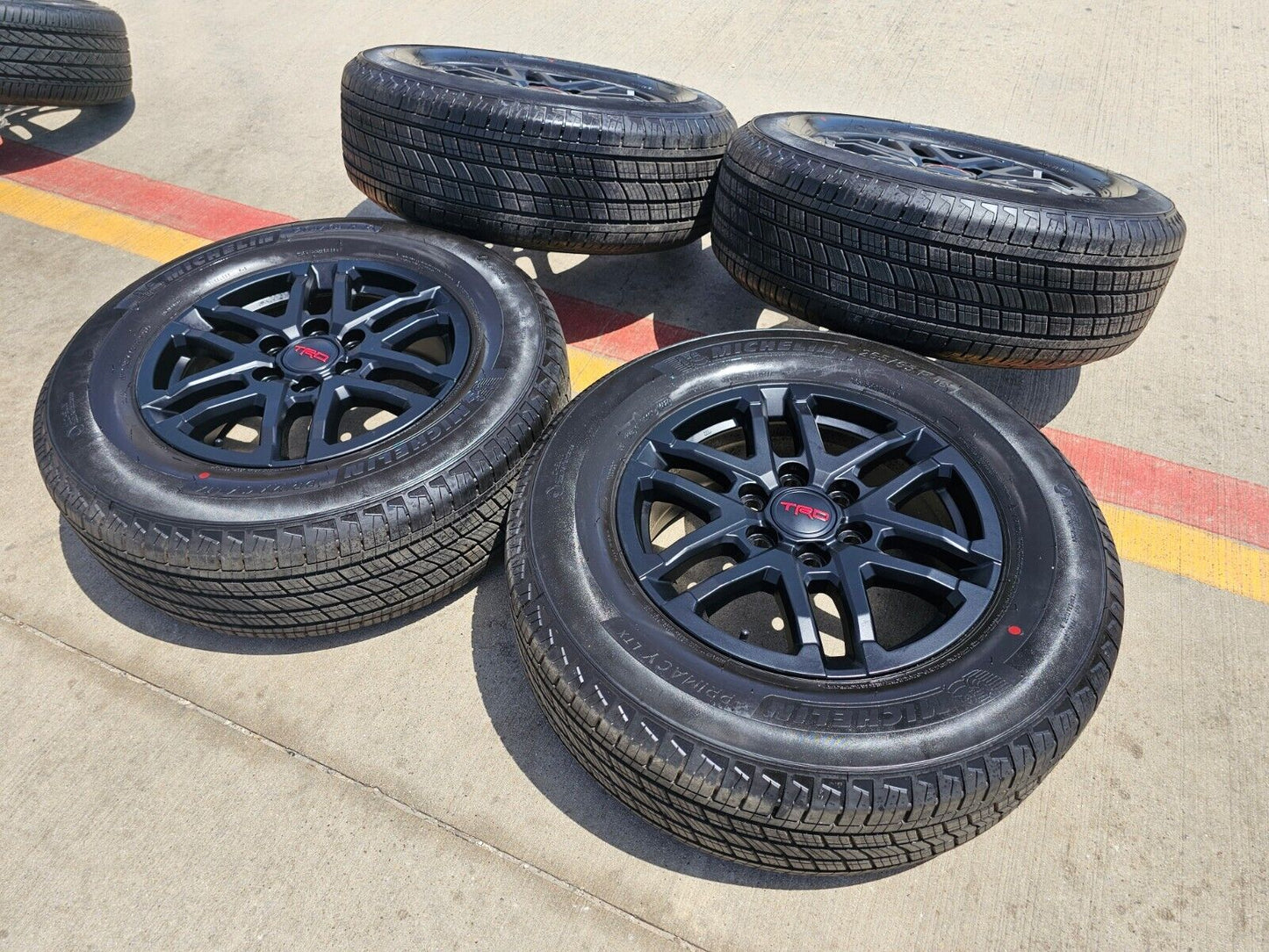 18" Toyota Tacoma 4Runner TRD OEM black wheels rims tires 2024 2025 NEW