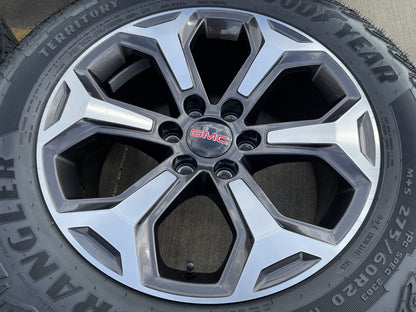 20" GMC Sierra Canyon Chevy Silverado OEM wheels rims 2024 2025 2026 2027 NEW