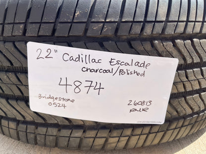 22" Cadillac Escalade Platinum OEM 4874 95078 wheel rim 2023 2024 2025 2026 2027