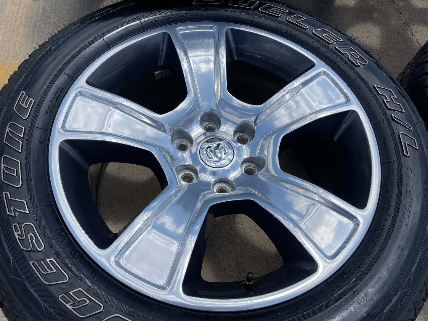 20" Dodge Ram 1500 OEM LIMITED 2676 2723 wheels rims 2025 2026 BRIDGESTONE SET