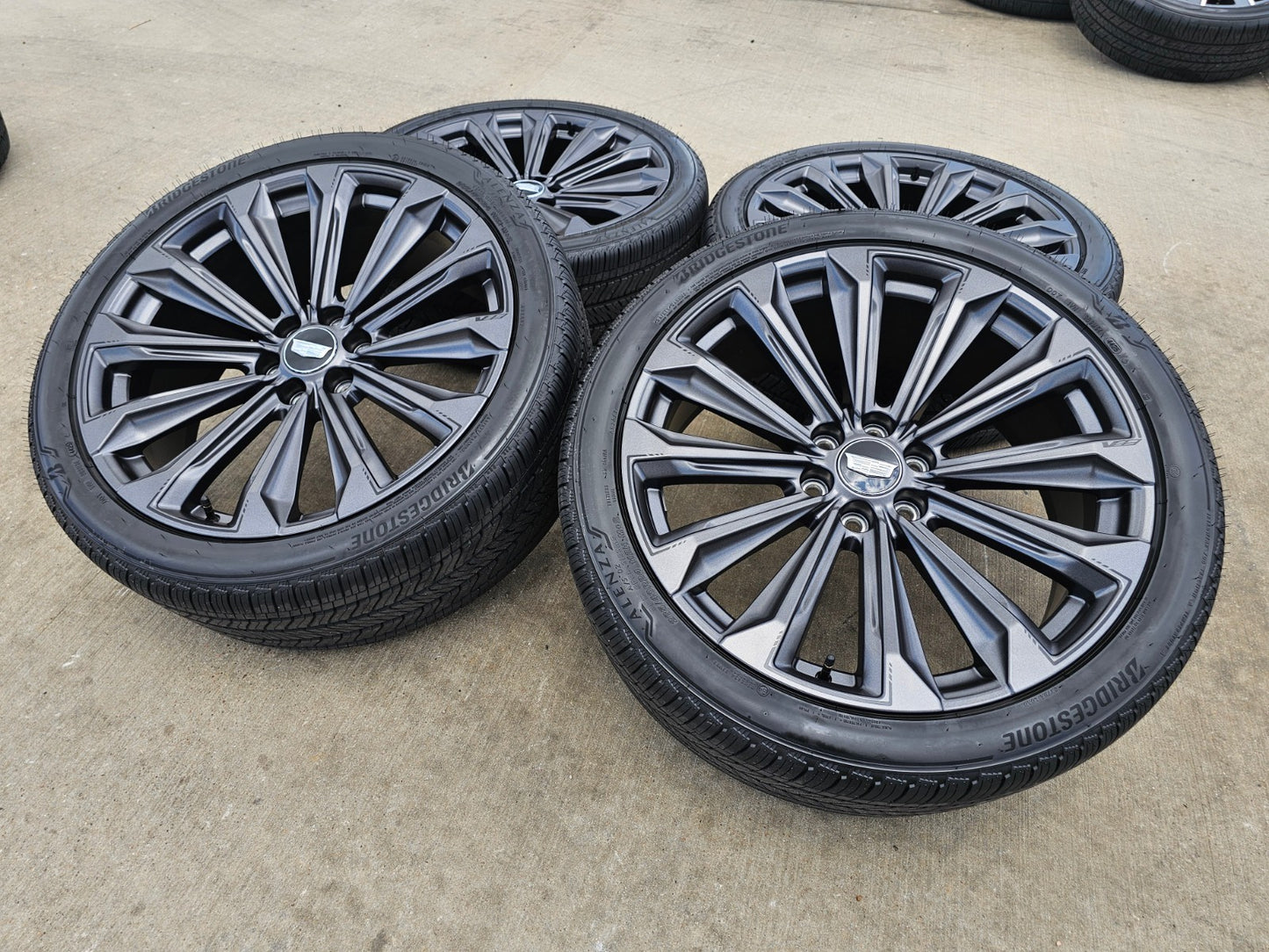 24" Cadillac Escalade V PLATINUM OEM wheels rims tires 2024 2025 2026 2027 NEW