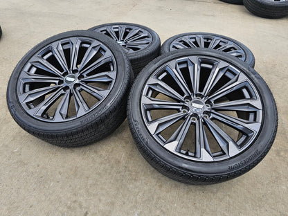 24" Cadillac Escalade V PLATINUM OEM wheels rims tires 2024 2025 2026 2027 NEW